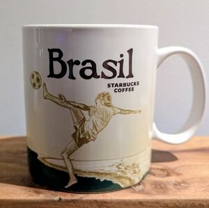 Starbucks Brasil Coffee Mug, Green Global Icon Series